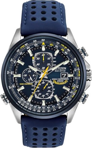 Citizen Men's Eco-Drive Sport Luxury World Chronograph Atomic Time